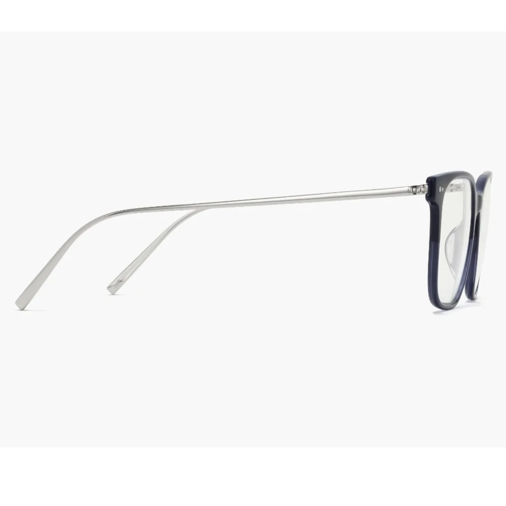 Warby Parker Caleb M 2124 Glasses Midnight Fade Silver